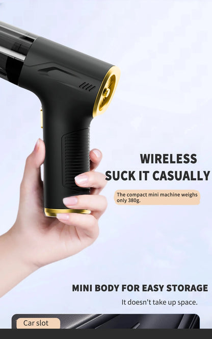 Car Vacuum Cleaner Portable Wireless Cleaner Powerful Strong Suction