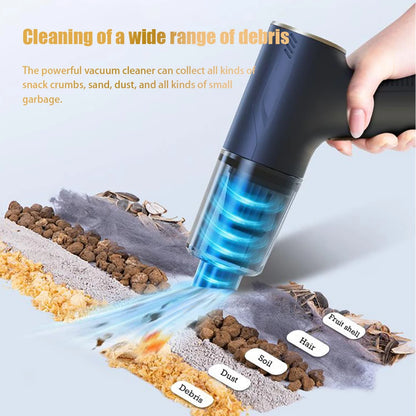 Car Vacuum Cleaner Portable Wireless Cleaner Powerful Strong Suction