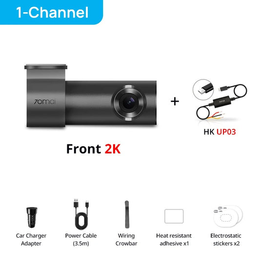 70mai M310 Plus 2K Dash Cam | Night Vision, Wide Angle & 24H Parking Guard